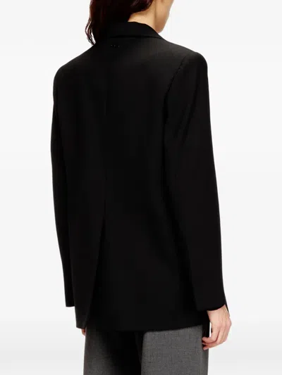 Diesel Single-breasted Blazer In Black