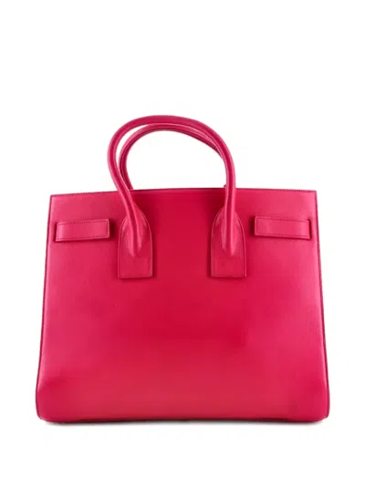 Pre-owned Saint Laurent Sac De Jour Bag Leather Small Satchel In Pink