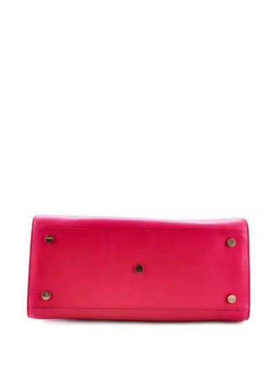 Pre-owned Saint Laurent Sac De Jour Bag Leather Small Satchel In Pink