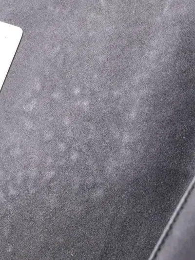 Pre-owned Chanel Boy Flap Bag Pearl Embellished Satin Old Medium Shoulder Bag In Black