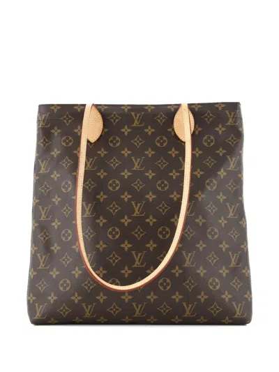 Pre-owned Louis Vuitton Carry It Monogram Canvas Tote Bag In Brown