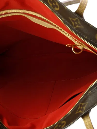 Pre-owned Louis Vuitton Carry It Monogram Canvas Tote Bag In Brown