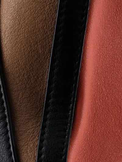 Pre-owned Loewe Puzzle Bag Leather Small Satchel In Multi