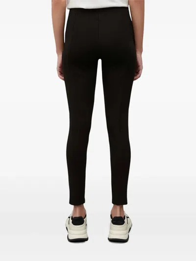 Marc O'polo High-waisted Stretch Leggings In Black