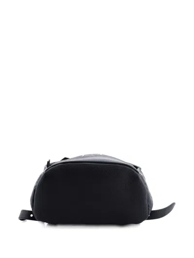 Pre-owned Louis Vuitton Sorbonne Monogram Empreinte Leather Backpack In Black