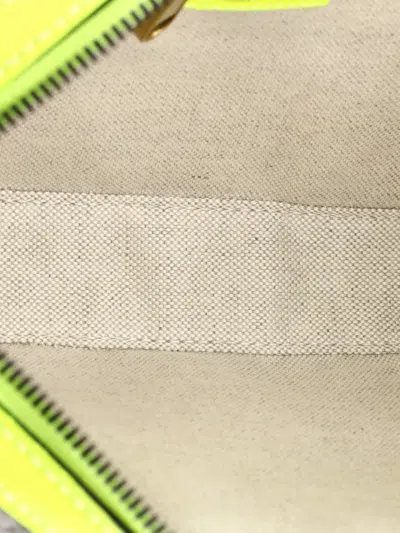 Pre-owned Gucci Ophidia Convertible Camera Bag Gg Coated Canvas With Leather Small Shoulder Bag In Green