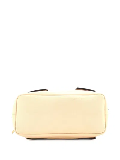 Pre-owned Chloé Daria Bag Leather Small Shoulder Bag In Neutral