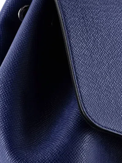 Pre-owned Louis Vuitton Outdoor Monogram Taigarama Backpack In Blue