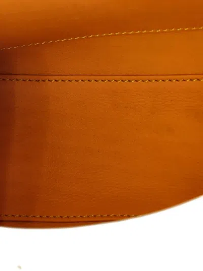 Pre-owned Goyard Saigon Top Handle Bag Coated Canvas With Leather Mini Shoulder Bag In White