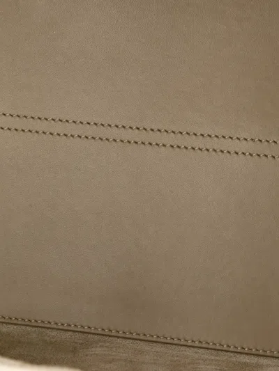 Pre-owned Dior Toujours Macrocannage Quilt Calfskin Medium Tote Bag In Neutral