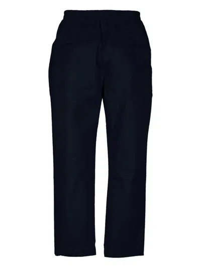 Family First Elastic-waist Trousers In Blue