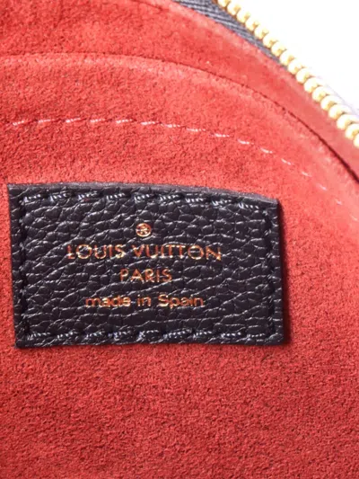 Pre-owned Louis Vuitton Multi Pochette Accessoires Bicolor Monogram Empreinte Giant Large Pouch In Black