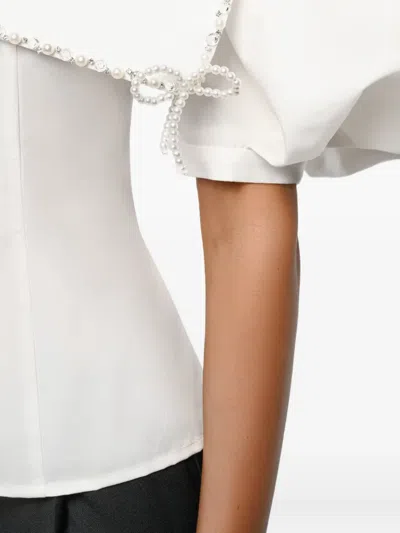 Anouki Embellished Blouse In White