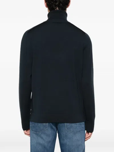 Marc O'polo Turtle-neck Sweater In Blue