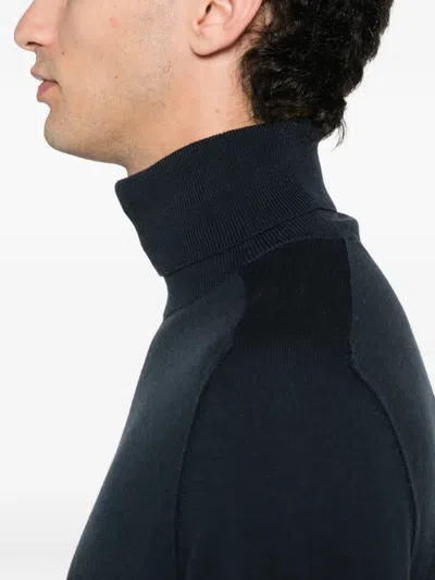 Marc O'polo Turtle-neck Sweater In Blue