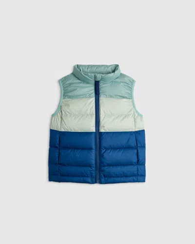 Quince Lightweight Down Puffer Vest In Blue