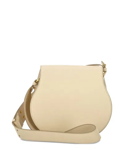 Chloé Saddle Stitching Marcie Saddle Bag In Pattern