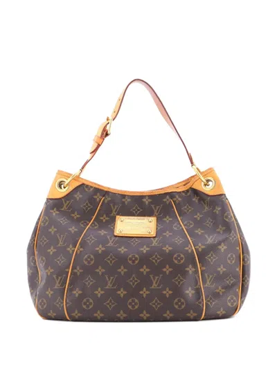 Pre-owned Louis Vuitton Galliera Handbag Monogram Canvas Pm Hobo Bag In Brown
