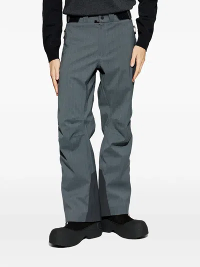 Sease Indren Pinstripe Panel Ski Trousers In Gray