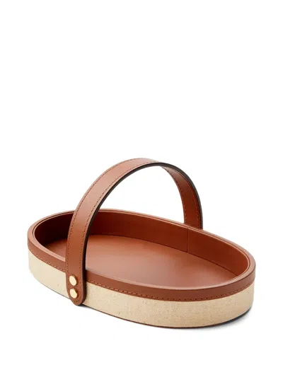 Ralph Lauren Wyatt Double Nut Bowl In Brown