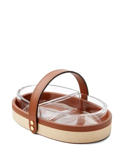 Ralph Lauren Wyatt Double Nut Bowl In Brown