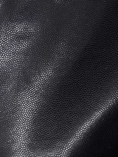 Pre-owned Chanel Twist Your Buttons Flap Bag Quilted Caviar Small Crossbody Bag In Black