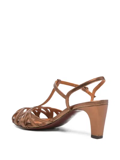 Chie Mihara 70mm Keiko Woven-strap Pumps In Brown