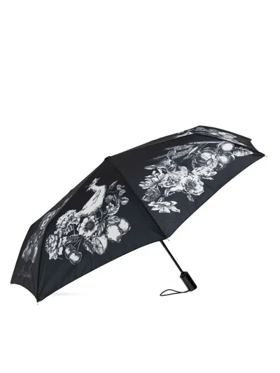 Moschino Graphic-print Umbrella In Black