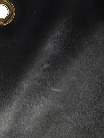 Pre-owned Burberry Note Check Canvas And Leather Medium Crossbody Bag In Green