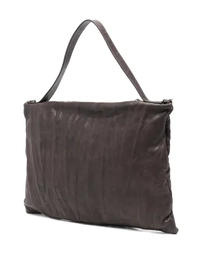 Sommet Medium Lexi Leather Shoulder Bag In Brown