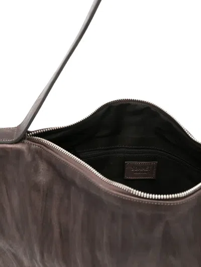 Sommet Medium Lexi Leather Shoulder Bag In Brown