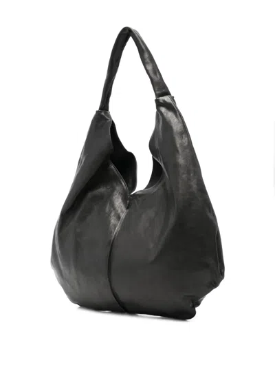 Sommet Mimi Leather Shoulder Bag In Black
