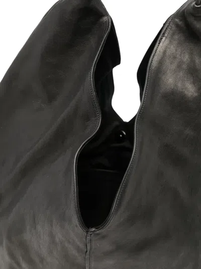 Sommet Mimi Leather Shoulder Bag In Black