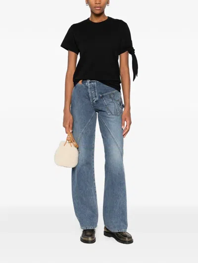 Jw Anderson Knot Nodo Top In Black