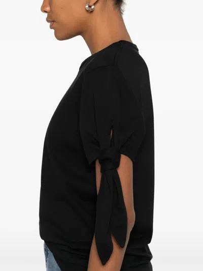 Jw Anderson Knot Nodo Top In Black