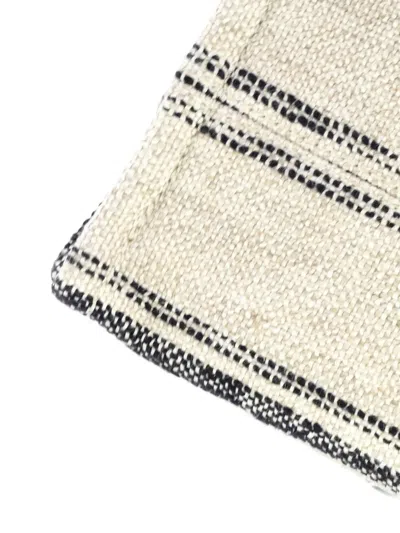 Pre-owned Celine Cabas Thais Printed Canvas Small Tote Bag In Neutral