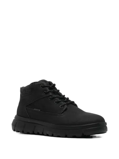 Bugatti Lace-up Ankle Boots In Black