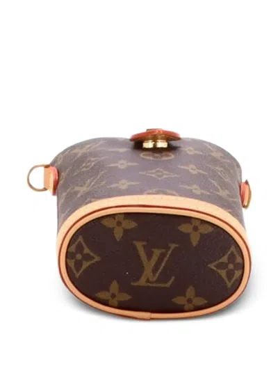 Pre-owned Louis Vuitton Fold Me Pouch Monogram Canvas Crossbody Bag In Brown
