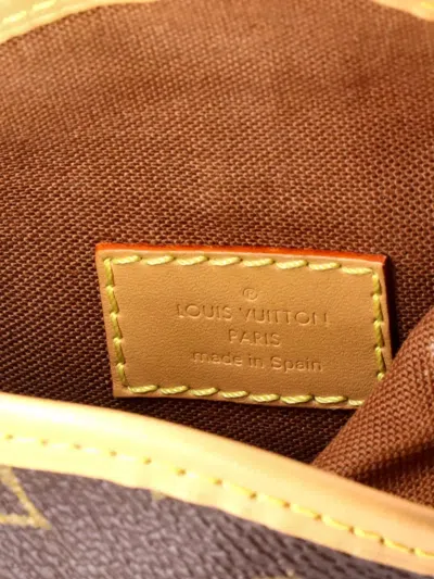 Pre-owned Louis Vuitton Fold Me Pouch Monogram Canvas Crossbody Bag In Brown