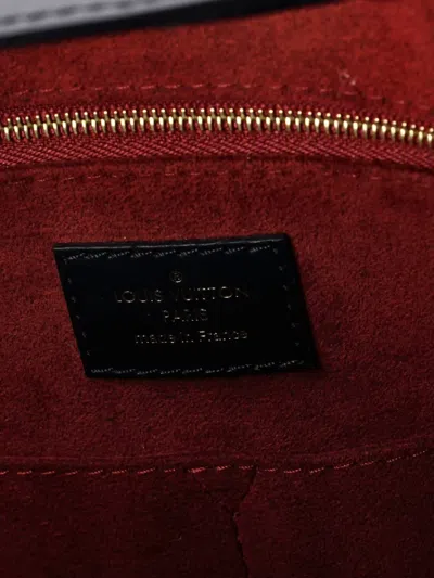 Pre-owned Louis Vuitton Onthego Bicolor Monogram Empreinte Giant Gm Tote Bag In Black