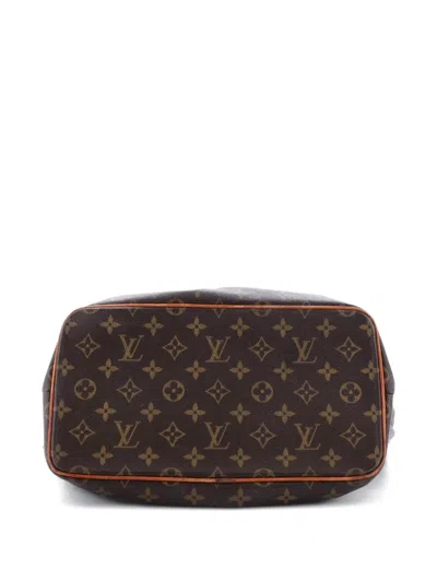 Pre-owned Louis Vuitton Palermo Handbag Monogram Canvas Pm Tote Bag In Brown