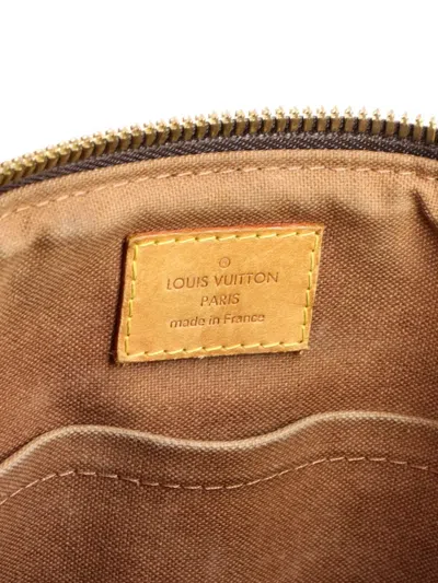 Pre-owned Louis Vuitton Palermo Handbag Monogram Canvas Pm Tote Bag In Brown