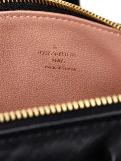 Pre-owned Louis Vuitton Coussin Bag Monogram Embossed Lambskin Pm Crossbody Bag In Black