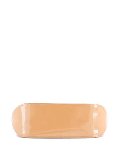 Pre-owned Louis Vuitton Minna Street Handbag Monogram Vernis Crossbody Bag In Neutral