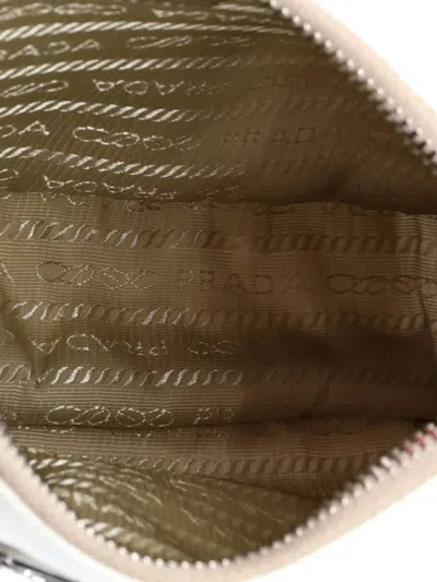 Pre-owned Prada Re-edition 2005 Shoulder Bag Tessuto Small Crossbody Bag In White