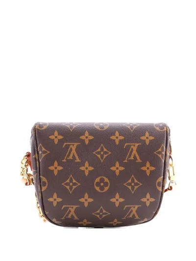 Pre-owned Louis Vuitton X Takashi Murakami Bum Bag Limited Edition Monogram Cerises Mini Belt Bag In Brown