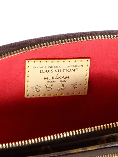 Pre-owned Louis Vuitton X Takashi Murakami Bum Bag Limited Edition Monogram Cerises Mini Belt Bag In Brown