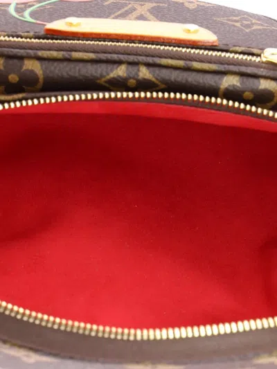Pre-owned Louis Vuitton X Takashi Murakami Bum Bag Limited Edition Monogram Cerises Mini Belt Bag In Brown