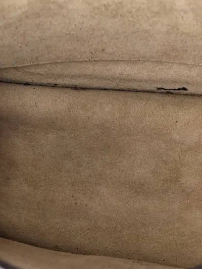 Pre-owned Chloé Nile Leather Medium Crossbody Bag In Black