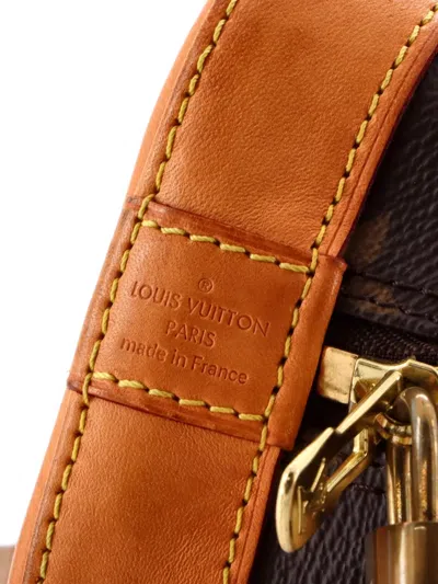 Pre-owned Louis Vuitton Alma Handbag Monogram Canvas Bb Crossbody Bag In Brown